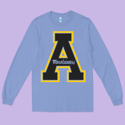 Appalachia State Mountaineers Long Sleeve Tee Designed By Craftify
