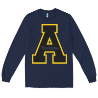 Navy appalachia state mountaineers Long Sleeve Tee - Craftify