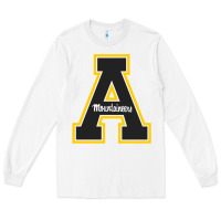 White appalachia state mountaineers Long Sleeve Tee - Craftify