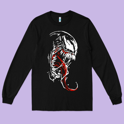 Venom The Movie Long Sleeve Tee Designed By Craftify