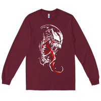 Burgundy venom the movie Long Sleeve Tee - Craftify