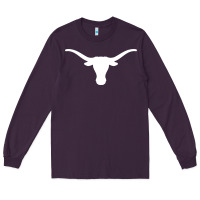 Plum texas longhorns merch Long Sleeve Tee - Craftify
