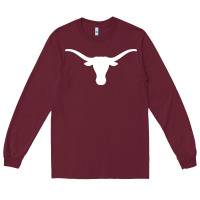 Burgundy texas longhorns merch Long Sleeve Tee - Craftify