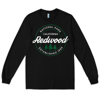 Black womens redwood national park california gifts souvenir ca v neck t shi Long Sleeve Tee - Craftify