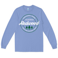 Colony Blue womens redwood national park california gifts souvenir ca v neck t shi Long Sleeve Tee - Craftify