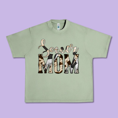 Soccer Mom Urban Heavy Tee Designed By Jasminsmagicworld
