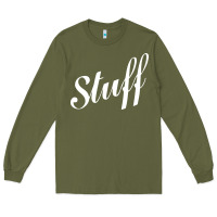 Army Green stuff Long Sleeve Tee - Craftify
