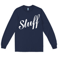 Navy stuff Long Sleeve Tee - Craftify
