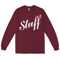 Burgundy stuff Long Sleeve Tee - Craftify