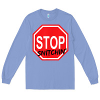 Colony Blue stop snitching stop snitchin t shirt Long Sleeve Tee - Craftify