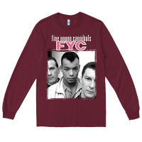 Burgundy Fine young cannibals fyc Long Sleeve Tee - Craftify
