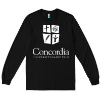 Black Concordia University, St. Paul, apparel Long Sleeve Tee - Craftify