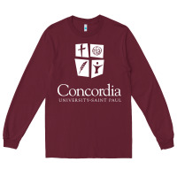 Burgundy Concordia University, St. Paul, apparel Long Sleeve Tee - Craftify
