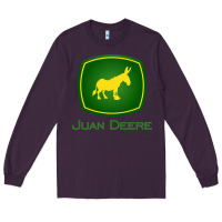 Plum juan deere   the farmer   the gardener   the landscaper sweatshirt Long Sleeve Tee - Craftify