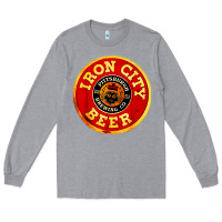 Heather Grey #beer irons city Long Sleeve Tee - Craftify