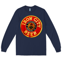 Navy #beer irons city Long Sleeve Tee - Craftify