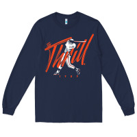Navy will clark   the thrill   san francisco baseball t shirt Long Sleeve Tee - Craftify