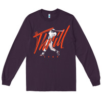 Plum will clark   the thrill   san francisco baseball t shirt Long Sleeve Tee - Craftify