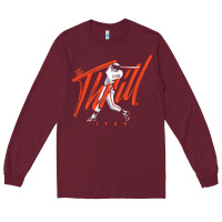 Burgundy will clark   the thrill   san francisco baseball t shirt Long Sleeve Tee - Craftify