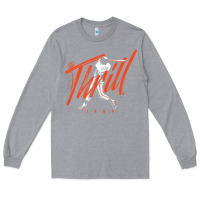 Heather Grey will clark   the thrill   san francisco baseball t shirt Long Sleeve Tee - Craftify