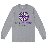 Heather Grey ST. CATHERINE UNIVERSITY Long Sleeve Tee - Craftify