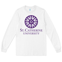 White ST. CATHERINE UNIVERSITY Long Sleeve Tee - Craftify