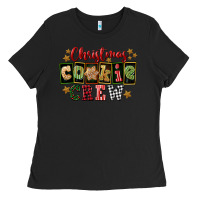 Black Christmas cookie crew Ladies Tee - FaDigitalArtStudio