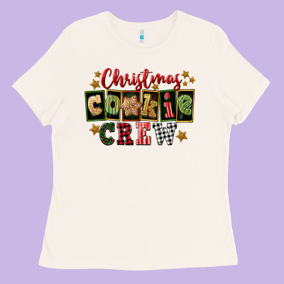 Christmas Cookie Crew Ladies Tee Designed By Fadigitalartstudio