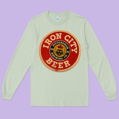 Beer Irons City Pittsburgh Beer Lover T Shirt Long Sleeve Tee Designed By Craftify