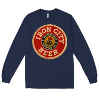 Navy beer irons city pittsburgh beer lover t shirt Long Sleeve Tee - Craftify