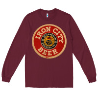 Burgundy beer irons city pittsburgh beer lover t shirt Long Sleeve Tee - Craftify