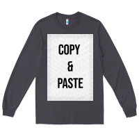 Smoke Copy Paste Long Sleeve Tee - Craftify