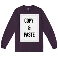 Plum Copy Paste Long Sleeve Tee - Craftify