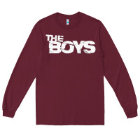 Burgundy The boys tv show Long Sleeve Tee - Craftify