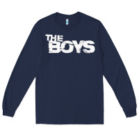 Navy The boys tv show Long Sleeve Tee - Craftify