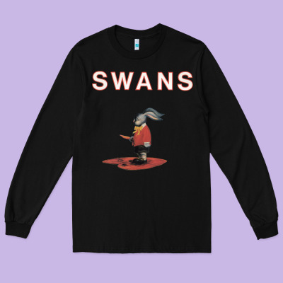 Swans Long Sleeve Tee Designed By Craftify