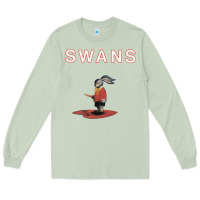 Matcha Swans Long Sleeve Tee - Craftify