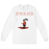 White Swans Long Sleeve Tee - Craftify