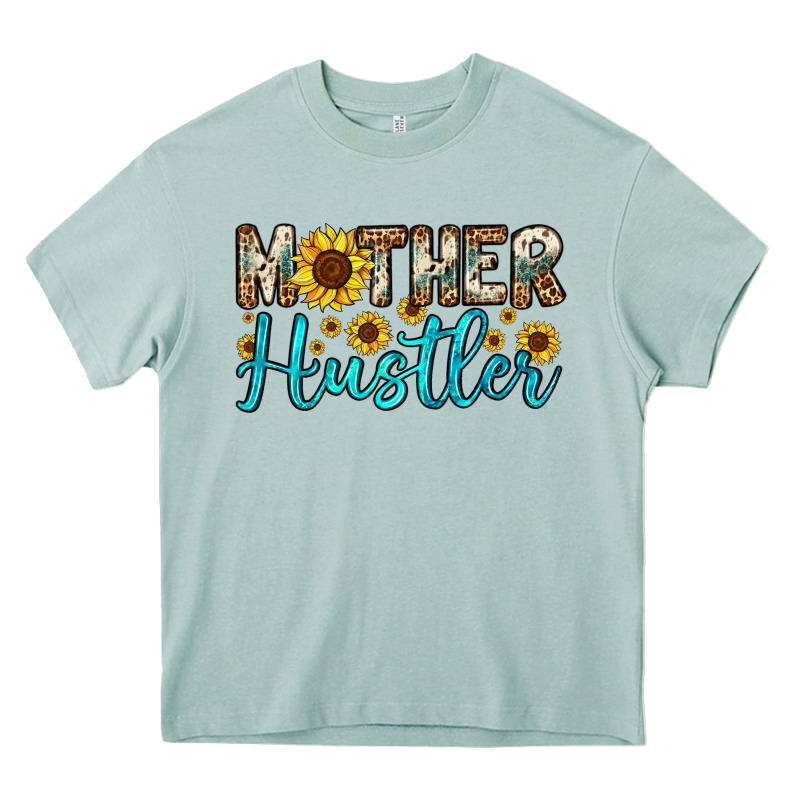 Mother Hustler Heavy Core Tee by OliviaCreatesArt | Teevron