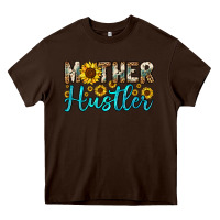 Chocolate Brown mother hustler Heavy Core Tee - OliviaCreatesArt