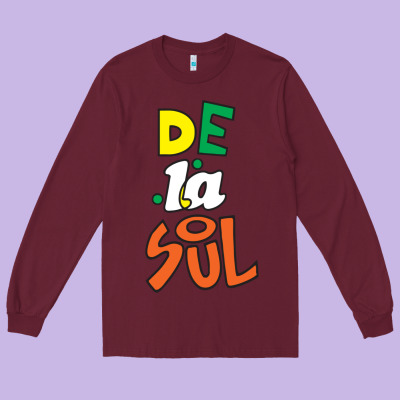 De La Soul Print Long Sleeve Tee Designed By Craftify
