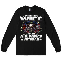 Black proud wife of an air force veteran military vet spouse gifts premium m Long Sleeve Tee - Craftify