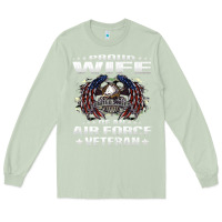 Matcha proud wife of an air force veteran military vet spouse gifts premium m Long Sleeve Tee - Craftify
