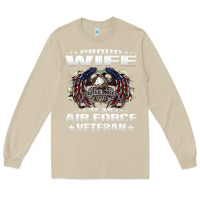 Mushroom proud wife of an air force veteran military vet spouse gifts premium m Long Sleeve Tee - Craftify