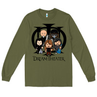 Army Green Dream Theater Long Sleeve Tee - InspiraDesign