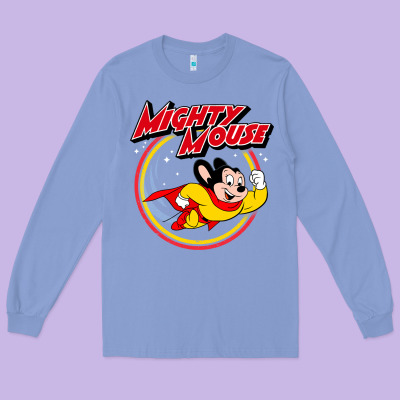 The Mighty Mouse Long Sleeve Tee Designed By Inspiradesign