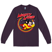 Plum the mighty mouse Long Sleeve Tee - InspiraDesign