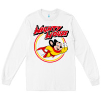 White the mighty mouse Long Sleeve Tee - InspiraDesign