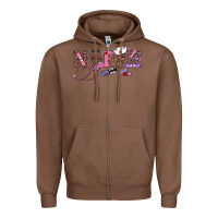 Chestnut valentines day nurse Zipper Hoodie - RanaPortraitStore