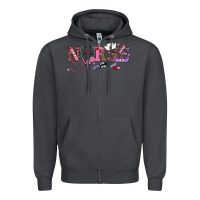 Smoke valentines day nurse Zipper Hoodie - RanaPortraitStore